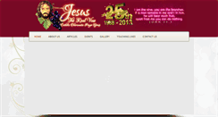 Desktop Screenshot of jesustherealvine.org