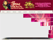 Tablet Screenshot of jesustherealvine.org